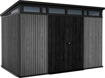 Сарай Пент (PENT) 11х7 SHED, серый, коричневый