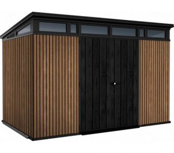 Сарай Пент (PENT) 11х7 SHED, серый, коричневый