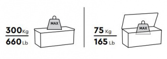 Сундук Дарвин 570 л (Darwin Box 570L) коричневый, серый