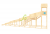 Зимняя горка "IgraGrad Snow Fox (Домик)", скат 10 м, без окраски Зимняя горка "IgraGrad Snow Fox (Домик)", скат 10 м, без окраски